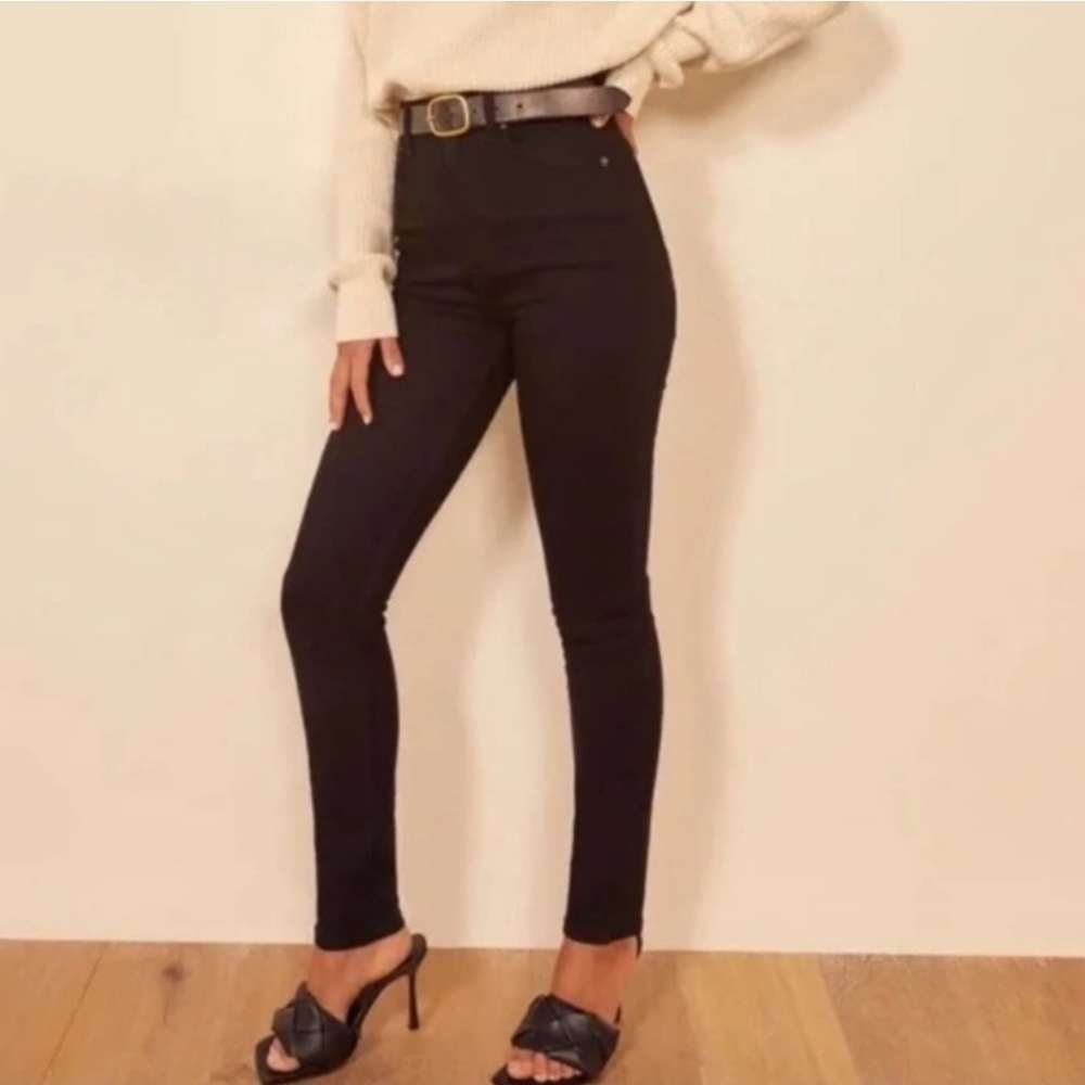 Reformation Harper Mid Rise Skinny Jeans Sz 24
